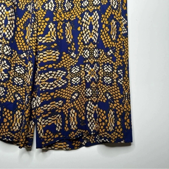 Cartonnier Anthropologie Printed Wide Leg Cropped Pants Size 4 - Picture 7 of 9